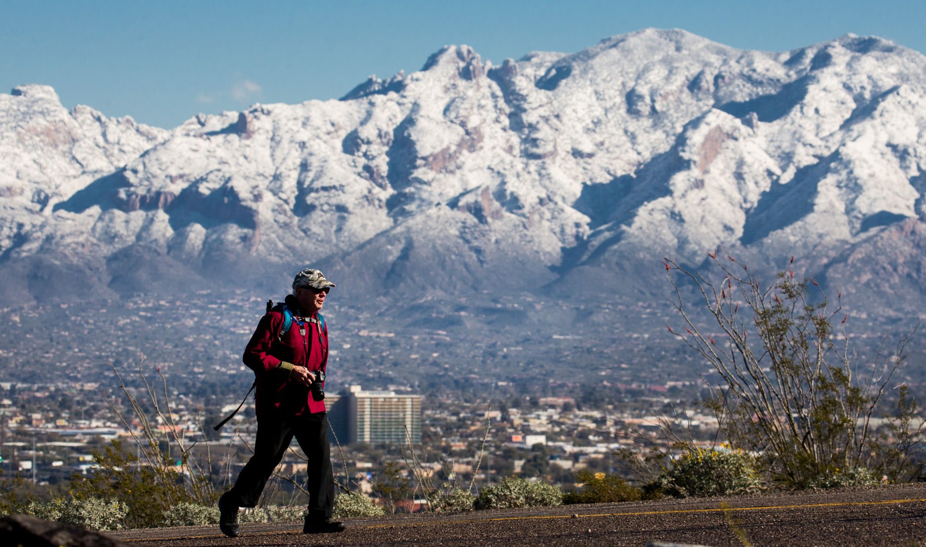Snow around Tucson